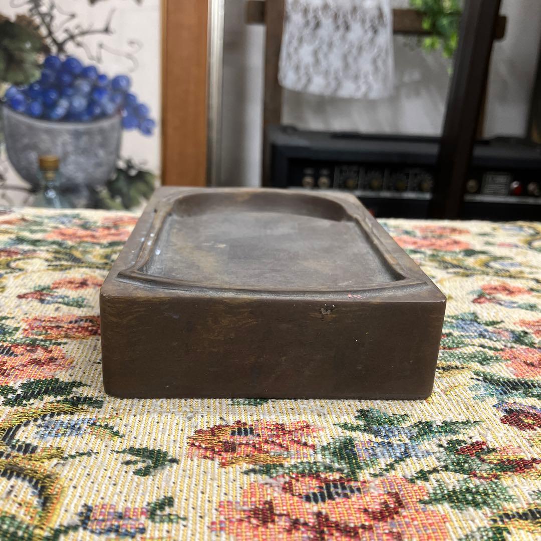 中国美術　書道具　端渓硯　古美術　時代品　骨董品　石彫　硯石