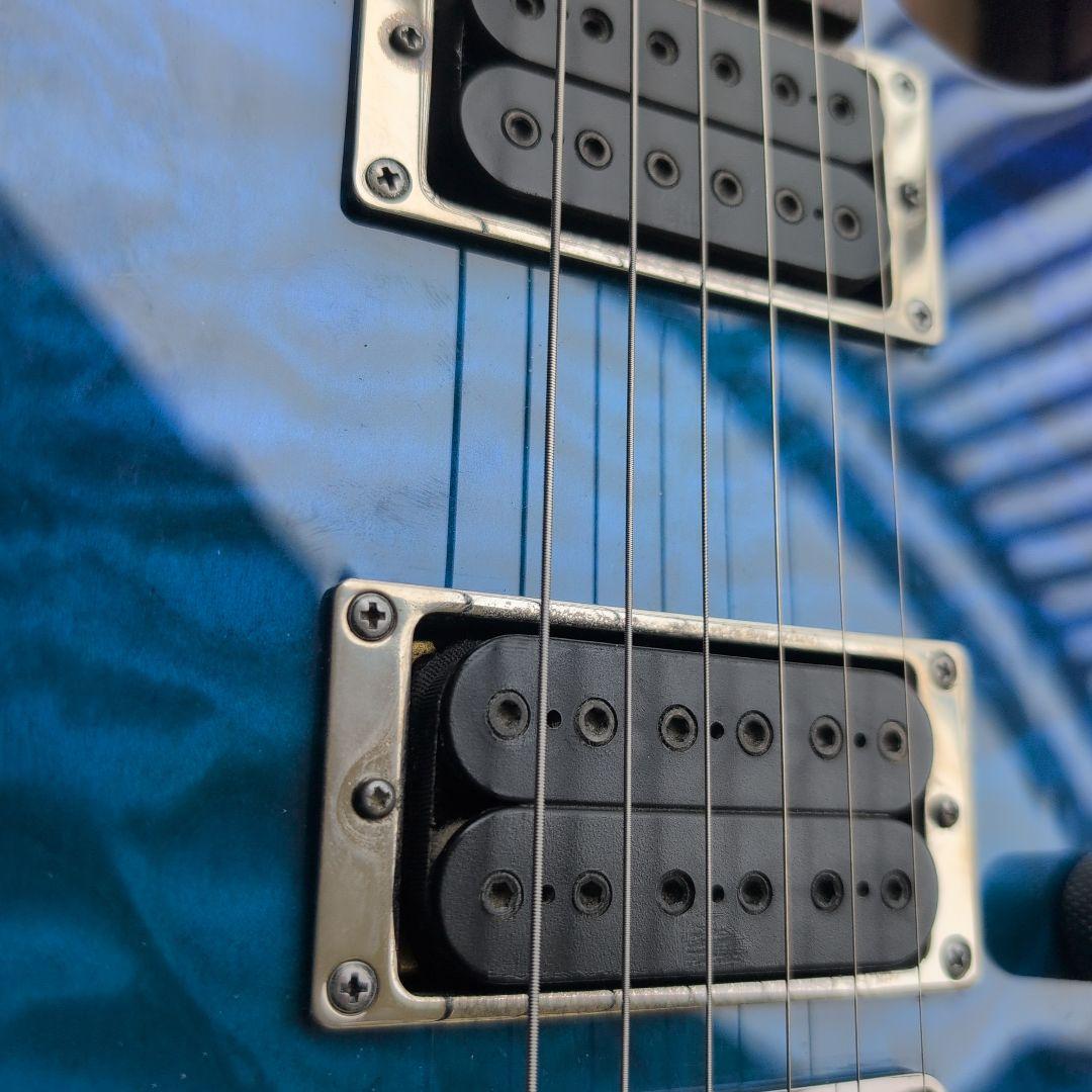 ibanez RG421QM 指板のツリー・オブ・ライフはシールです。