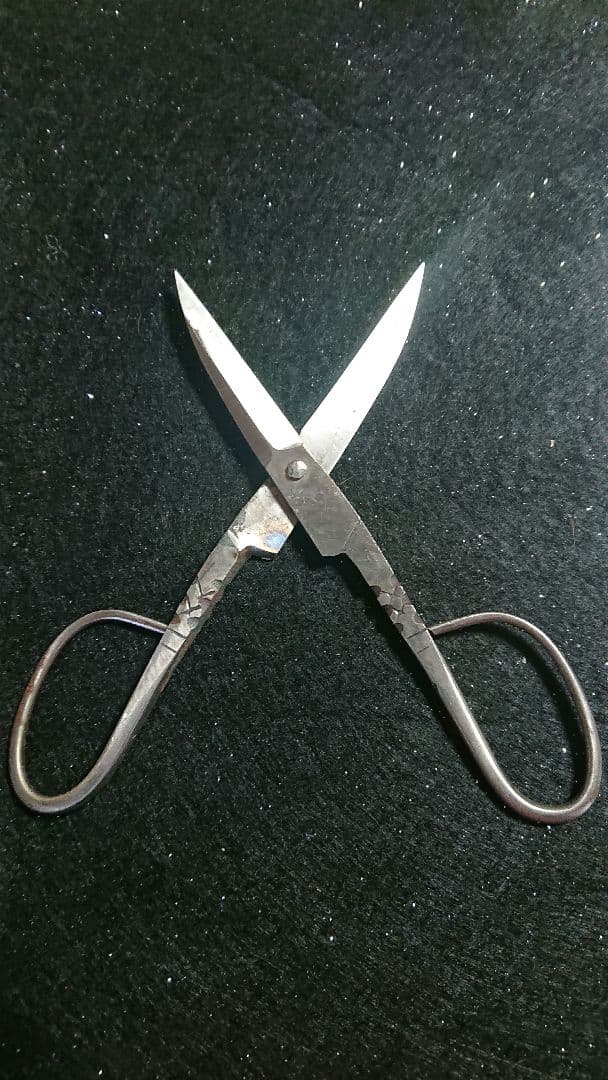 稀少 美品 博多鋏(心月)17cm
