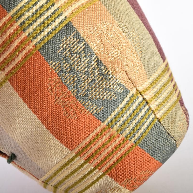 茶道具　高取焼　清水茂生造　文琳茶入　仕覆付　共箱　V　7006