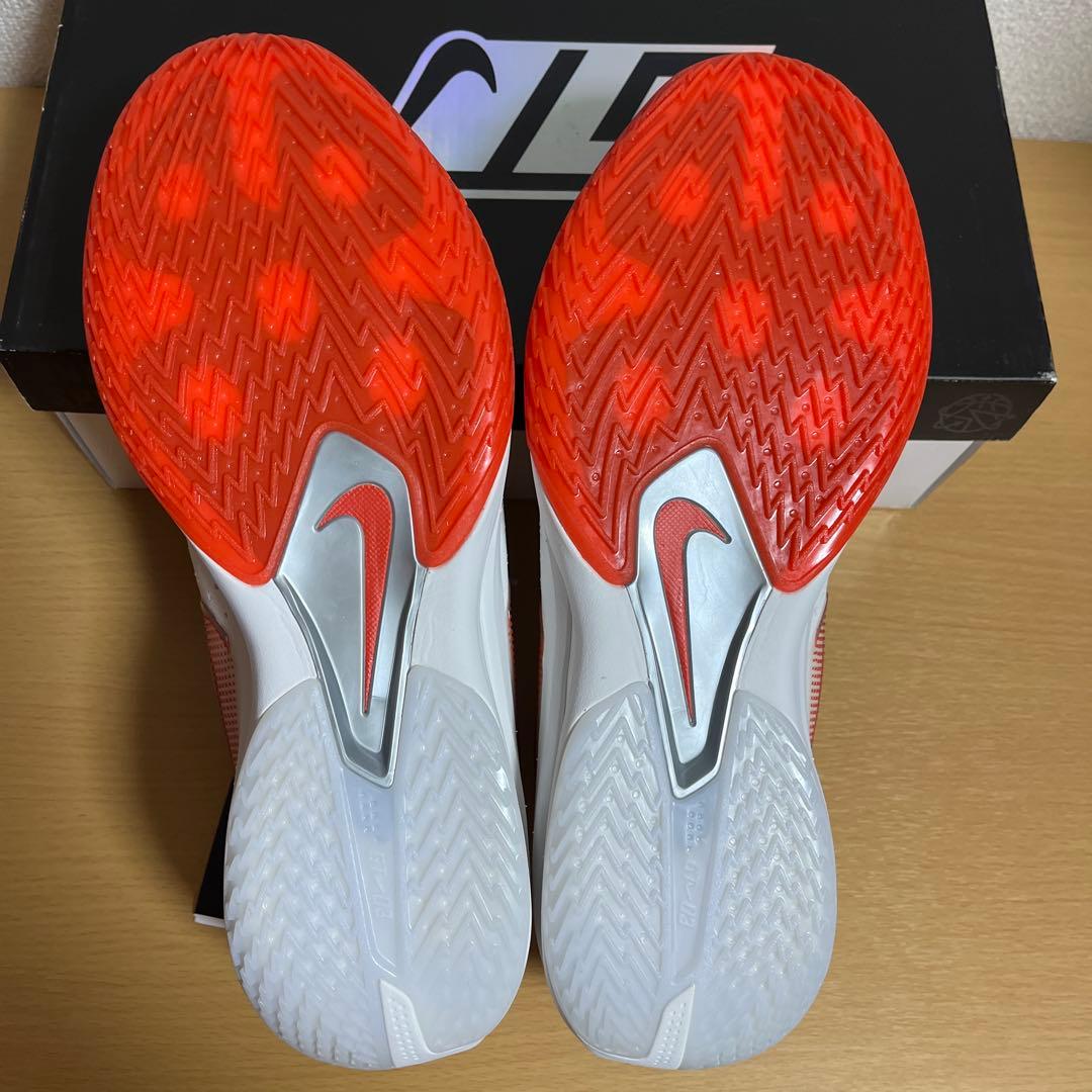 新品 NIKE AIR ZOOM G.T. CUT3 白赤 32cm