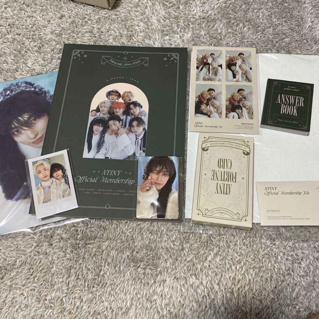 Atiny Membership Kit 4期 本国 fc ATEEZ
