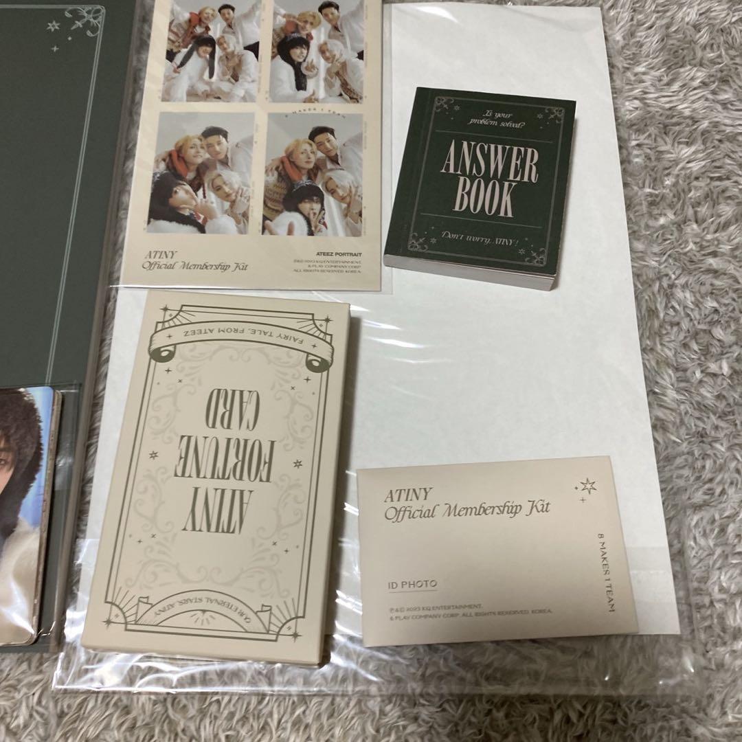 Atiny Membership Kit 4期 本国 fc ATEEZ