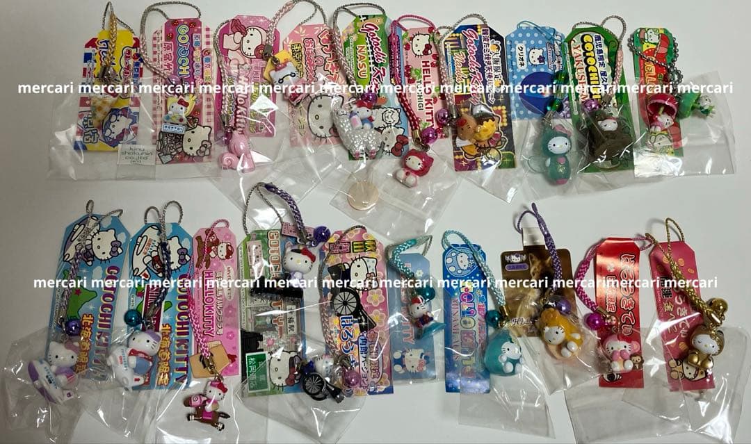 ご当地キティ 根付 ハローキティ ストラップ レア 貴重 レトロ 嶽本野ばら 他