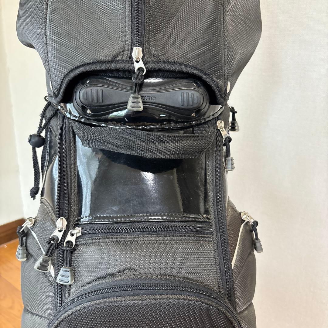 送料無料/超美品 MIZUNO高級キャディバックBLACK