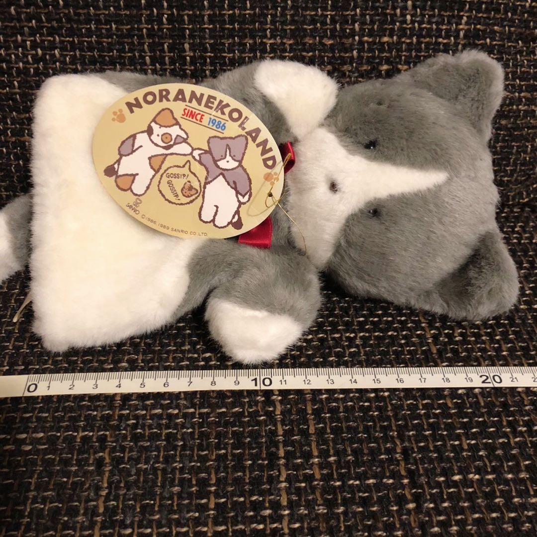 ノラネコランド　サンリオ　Sanrio クロ　猫　ネコ　パペット　ぬいぐるみ