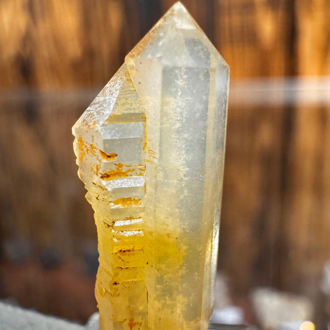 レモン水晶 国産鉱物 奈良 希少