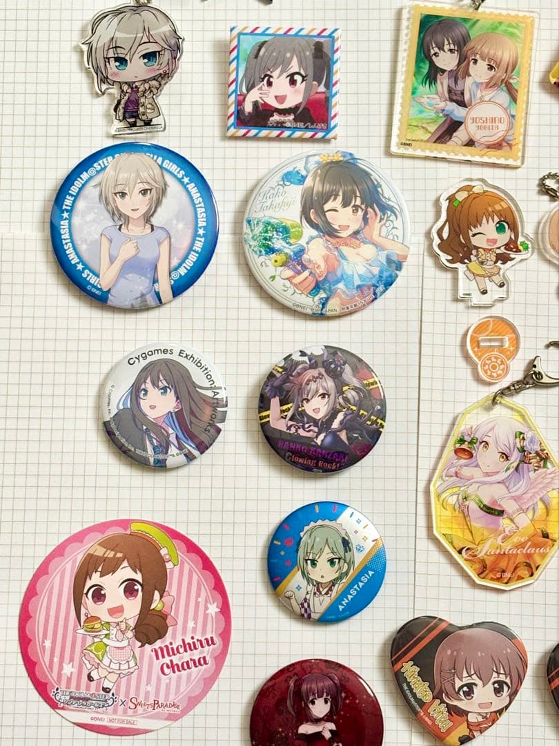 【60点以上】デレマス グッズ まとめ売り（アナスタシア・一ノ瀬志希 他）