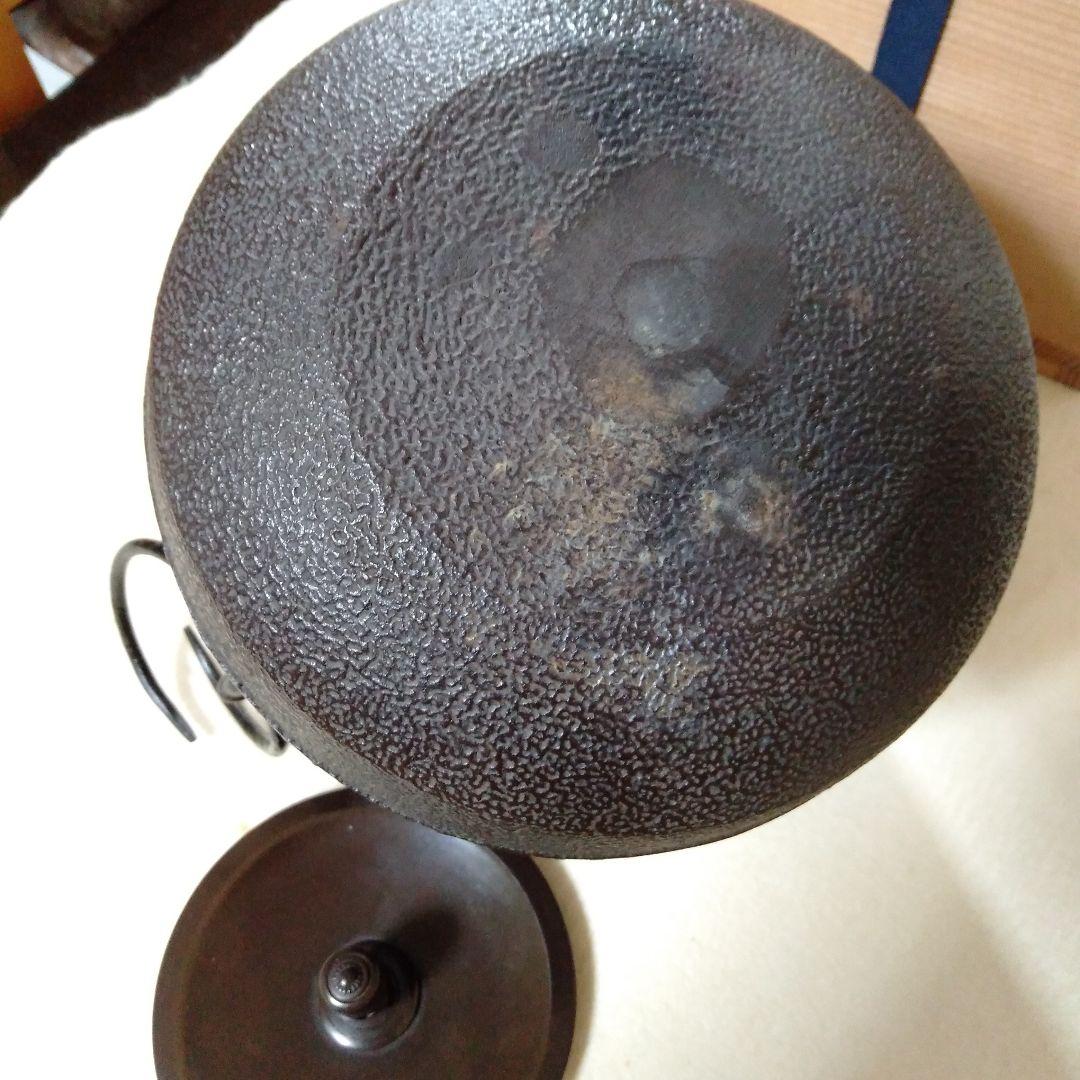 釜師　辰敏造　筒霰釜
