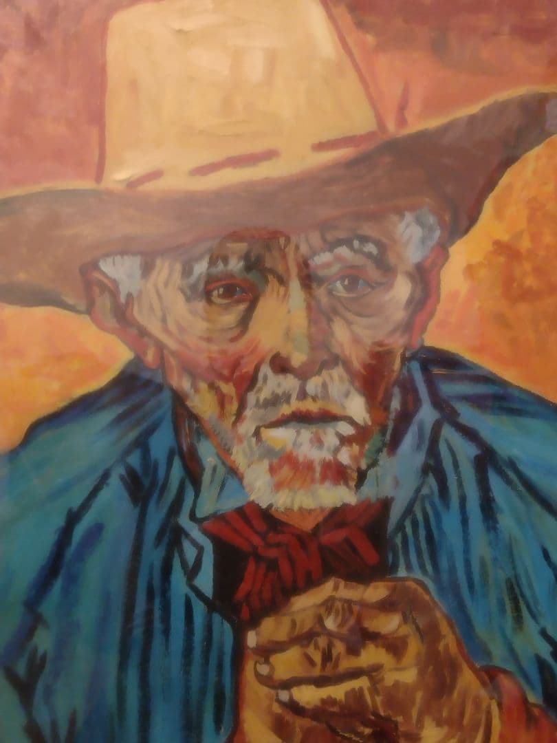 パシアンス・エスカリエの肖像　模写　額付き