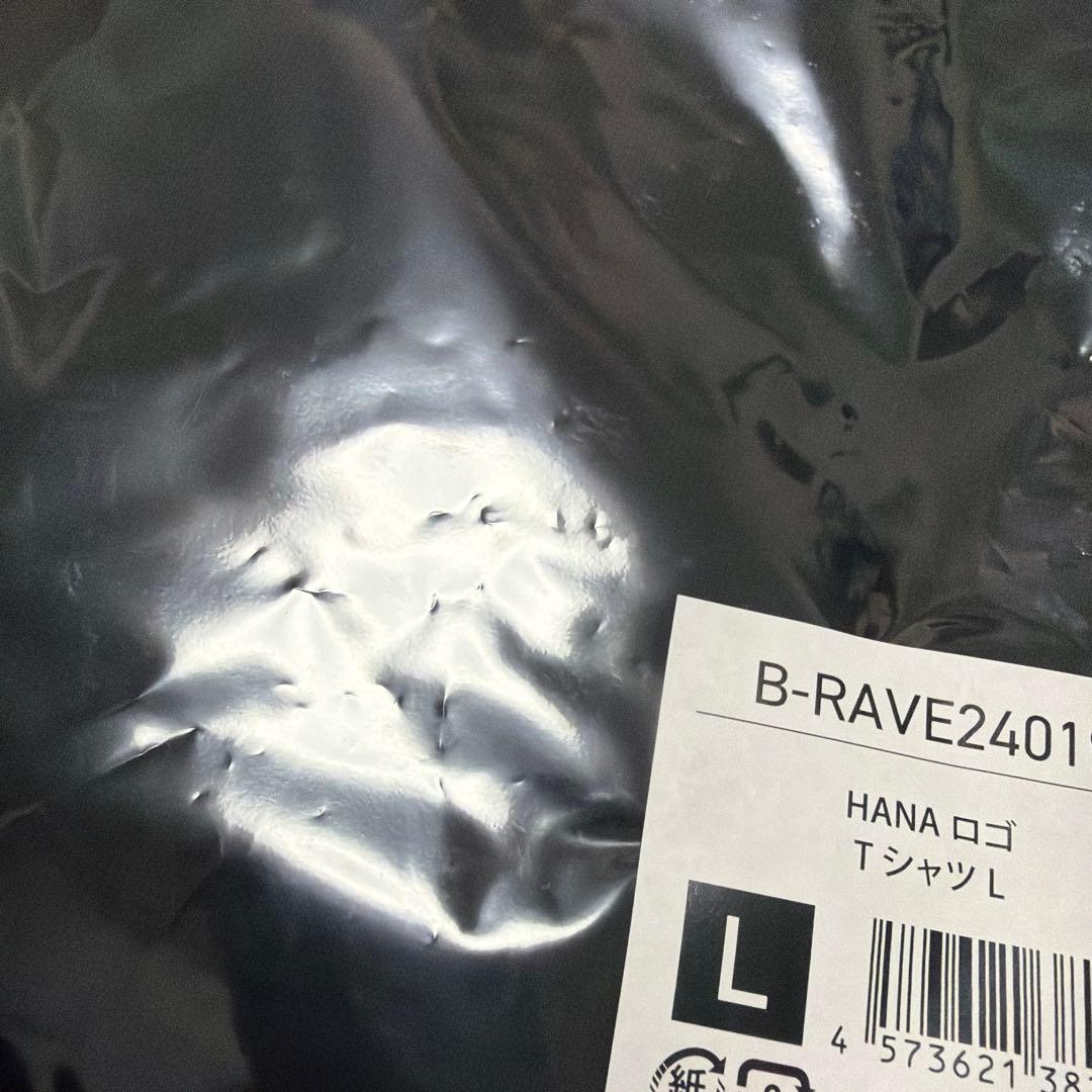 HANA ロゴTシャツ　新品未使用　Lサイズ