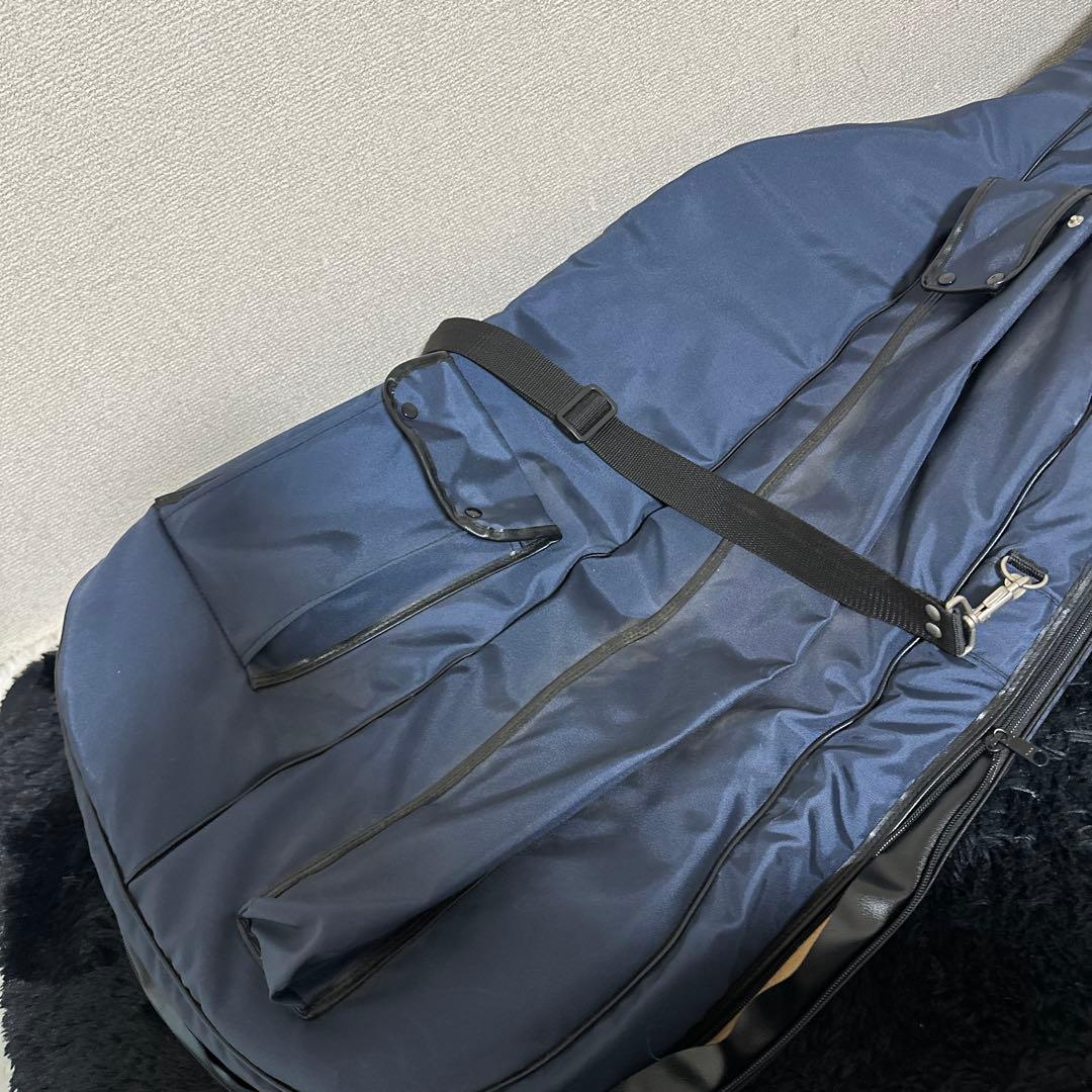 チェロ用 ケース 130cm 4/4サイズ 弦楽器 ソフトケース 頑丈