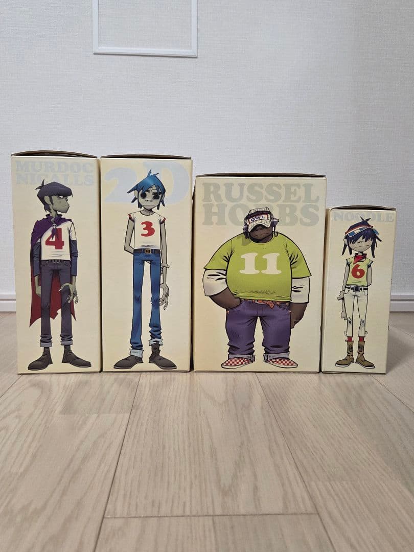 【激レア】ゴリラズ Gorillaz フィギュア white Edition