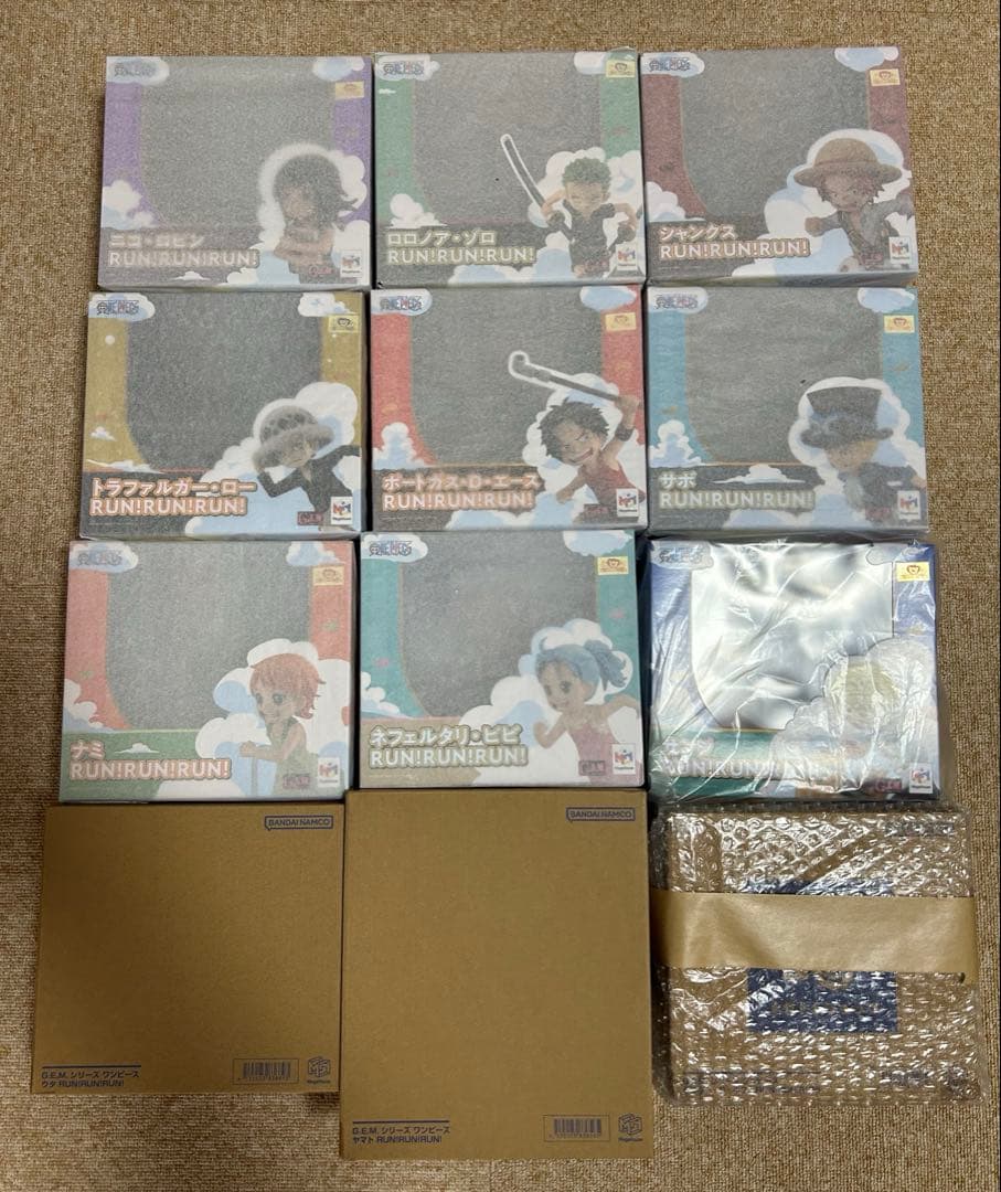 ワンピース RUN!RUN!RUN! G.E.M.シリーズ フィギュア 12体