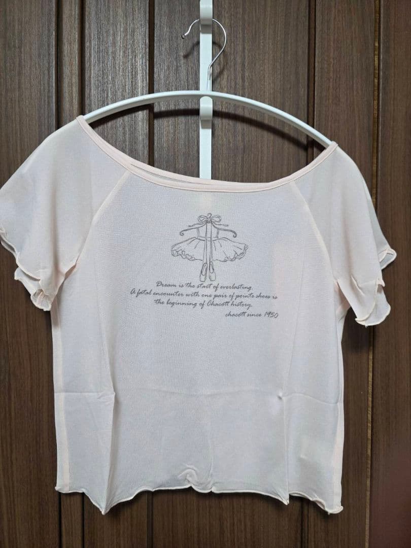 【人気】チャコット　Tシャツ　ピンク　バレエ　ヨガ