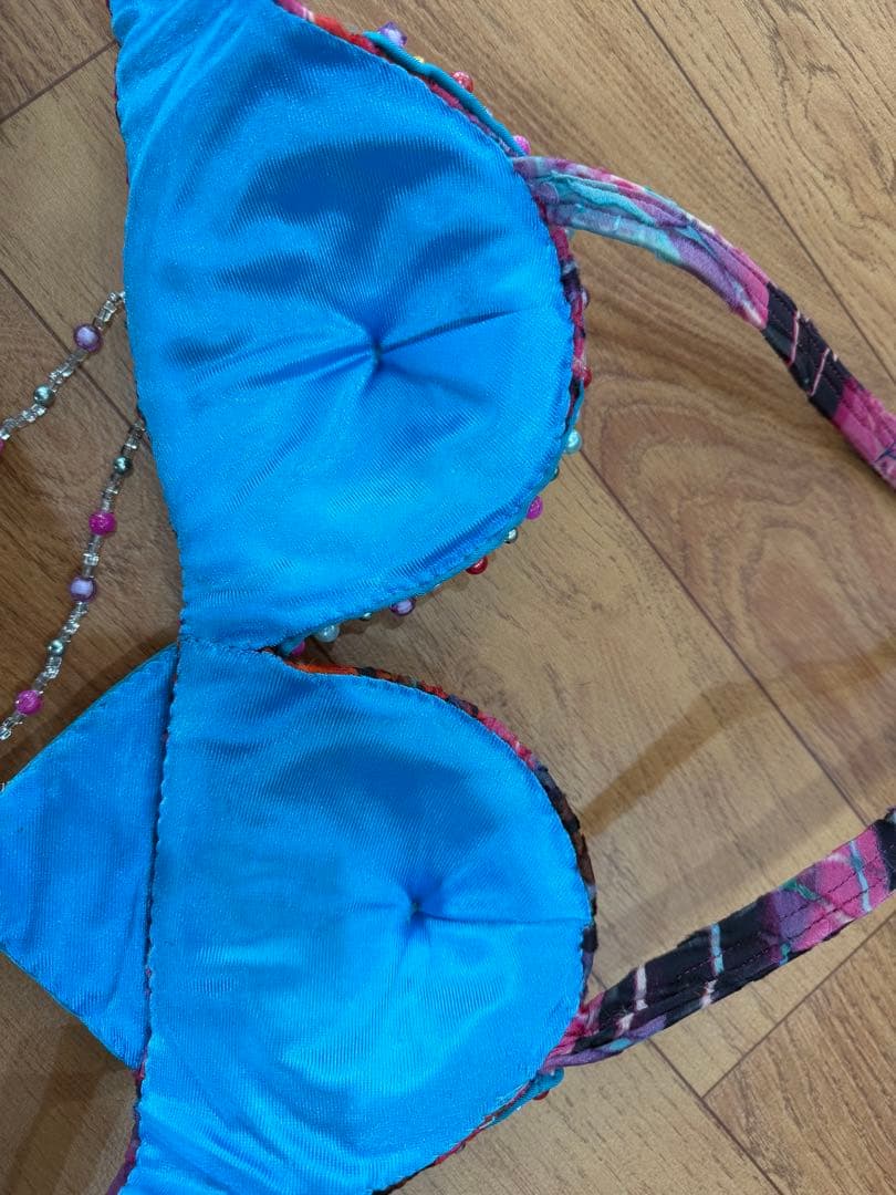 【Magic／一部ほつれあり・他美品】ベリーダンス衣装 ブラ＆スカート