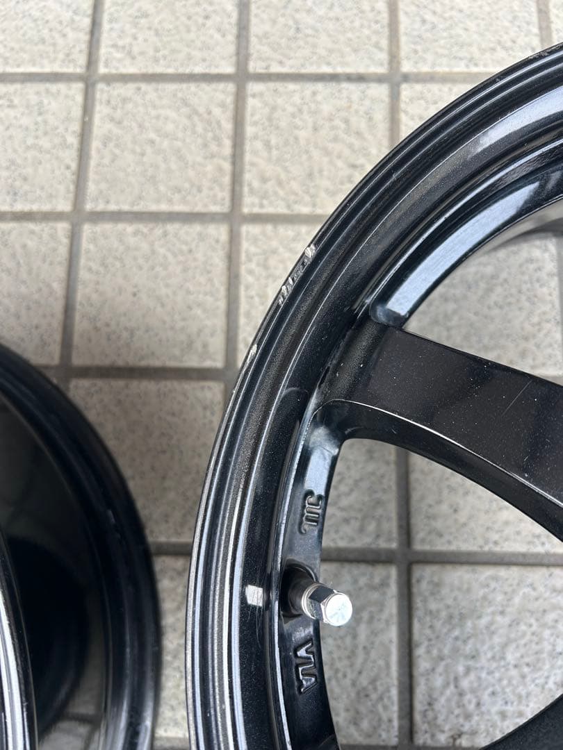 15インチ　5.5J +50 ハスラー等　2本セット　ガリ傷あり