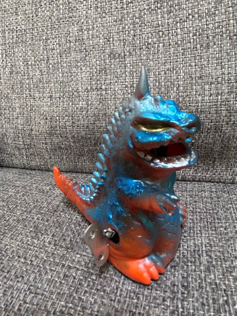 当時物 発火怪獣 ゴメラ ヨネザワ ゼンマイ 歩行 ブリキ ソフビ フィギュア
