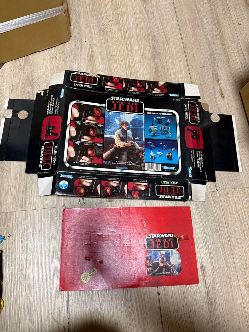 スターウォーズ ROTJ Kenner ルーク レーザーピストル 外箱のみ