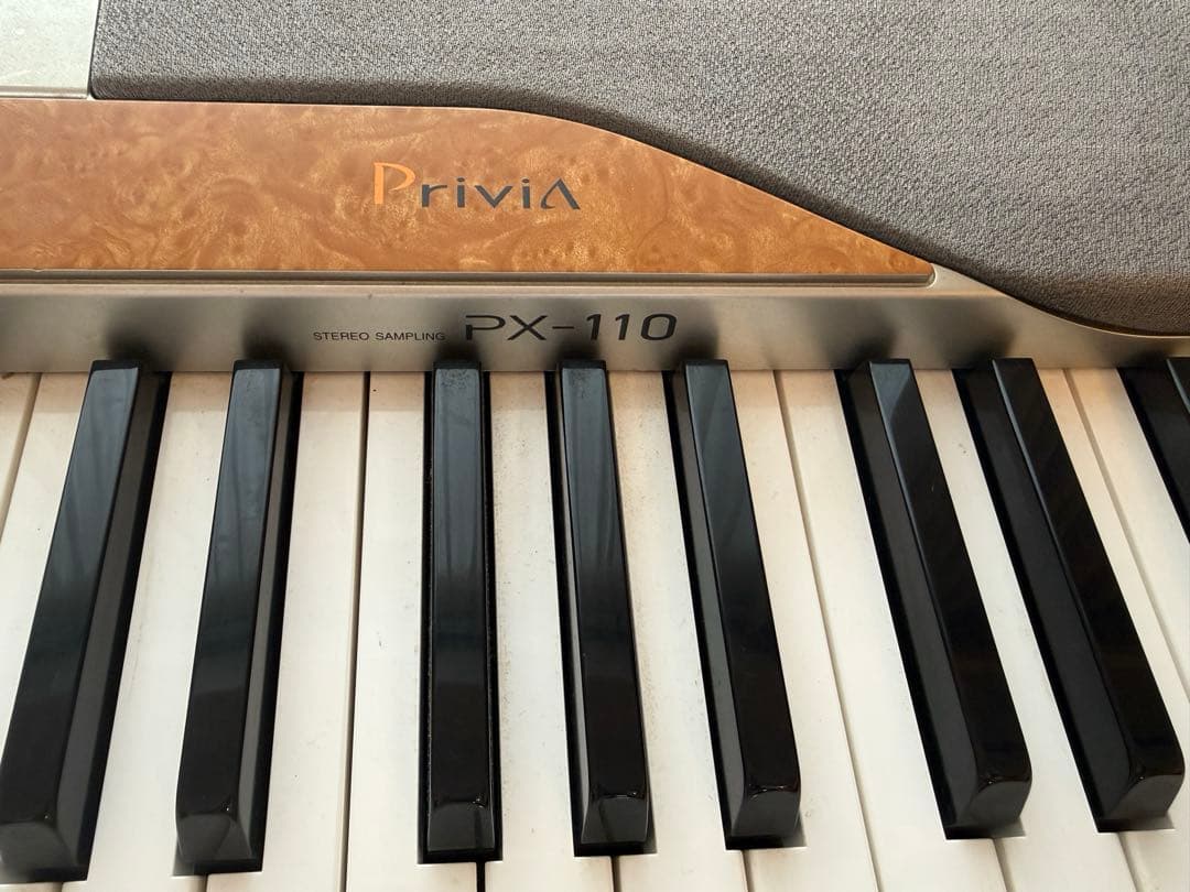 【組み立てなし】カシオ 電子ピアノ PriviA PX-110 純正スタンド付き