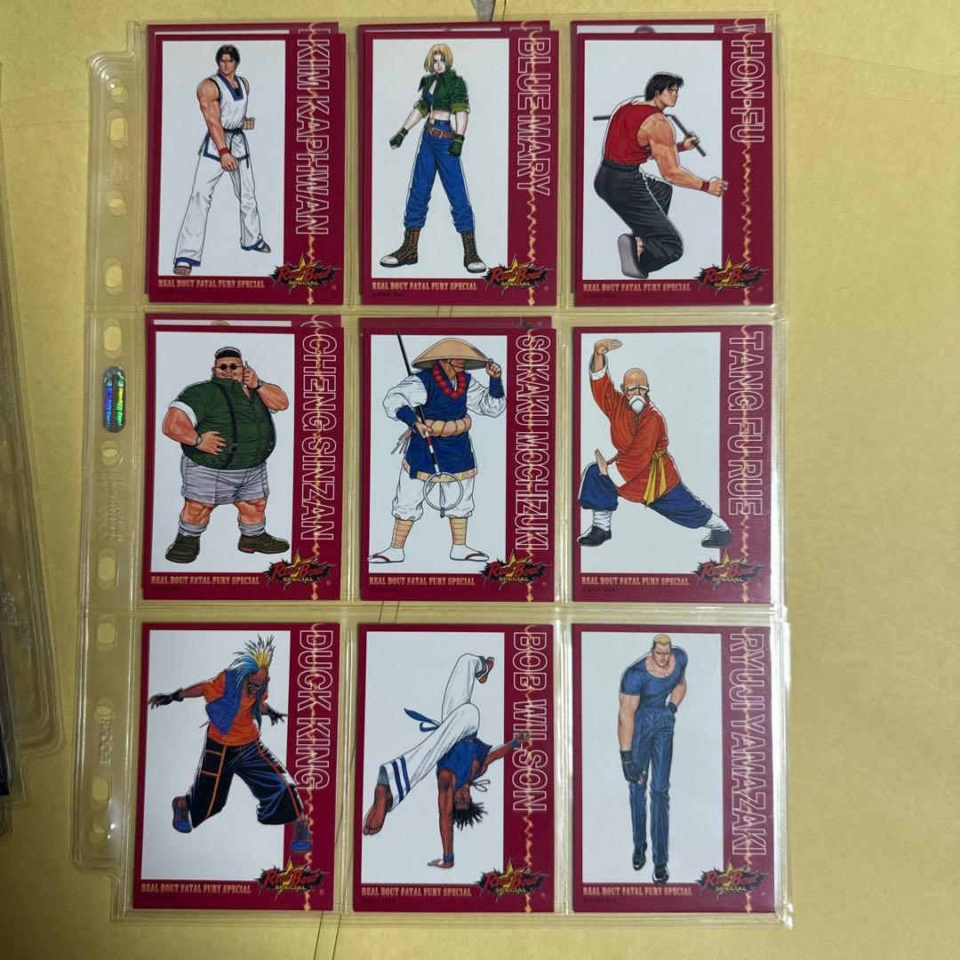 SNK ゲーメスト　コレクション　トレーディング　カード　kof 餓狼　サムスピ