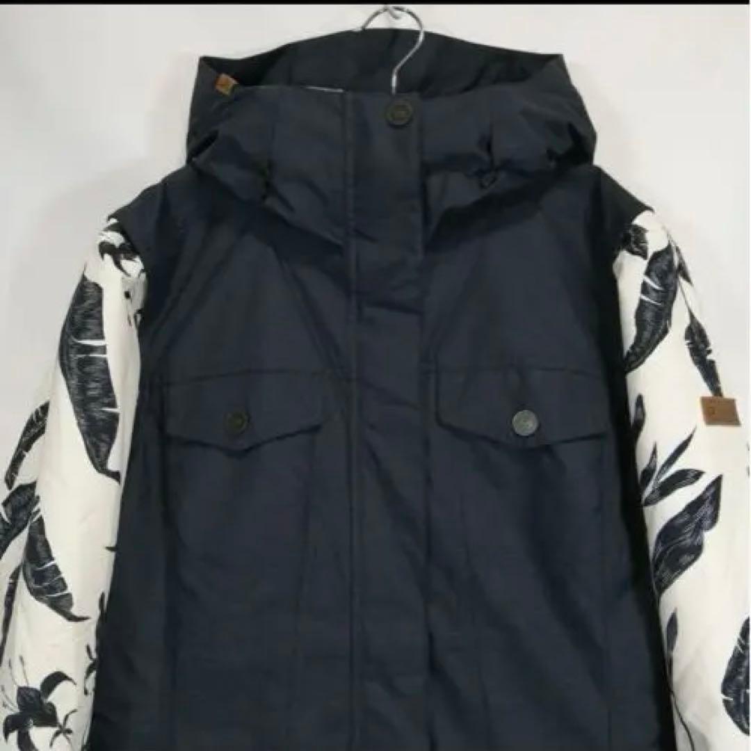 ROXY スノーボードウェア フラワープリント　美品Mサイズ
