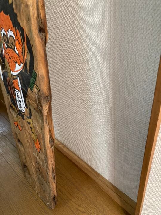 大津絵　古材