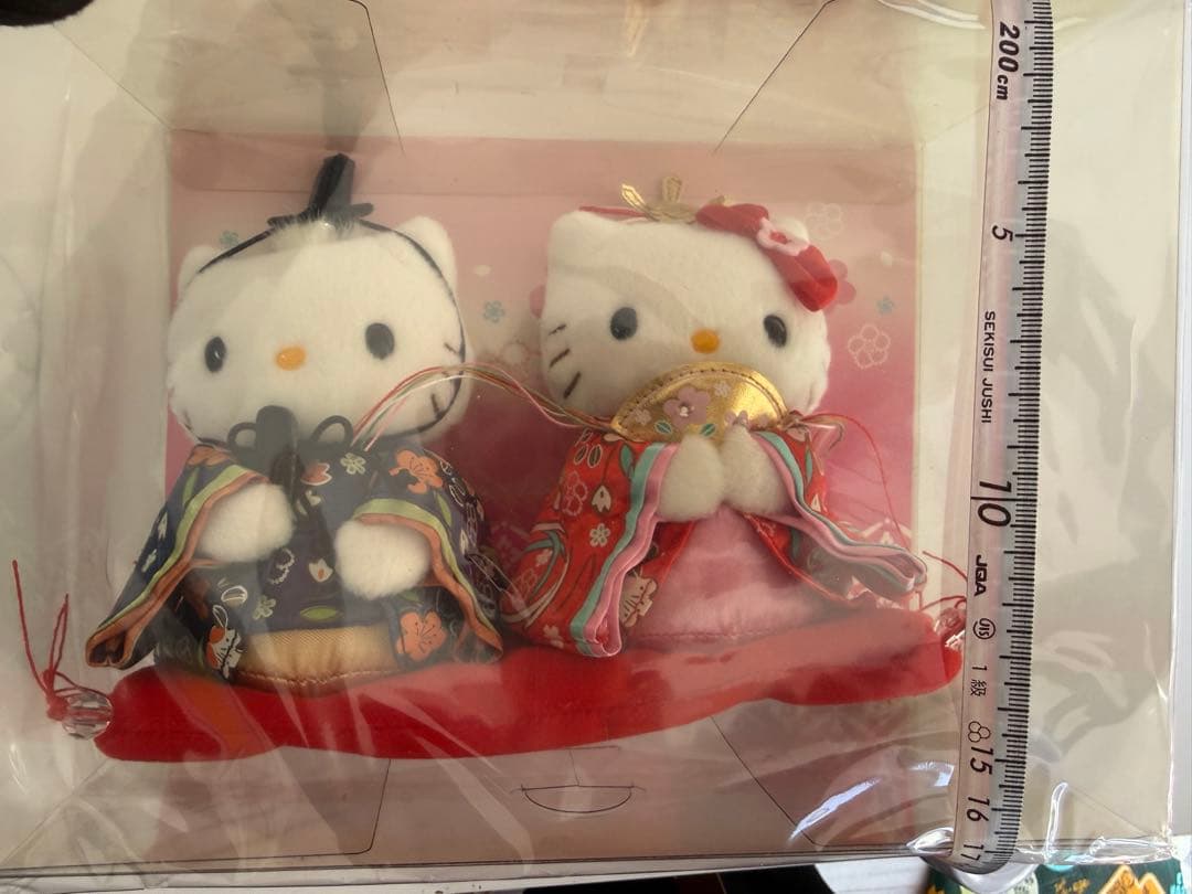 【新品箱入り】キティ ダニエル ぬいぐるみ ウェディング 雛人形