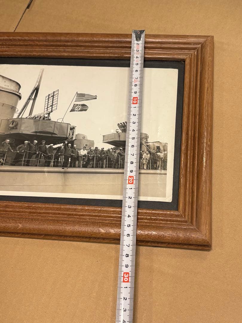 ビンテージ　フォト　写真　40s US NAVY フレーム付き