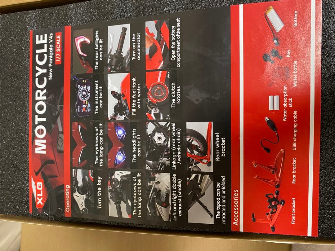 DUCATI パニガーレv4 スーパーレッジェーラ 1/7スケール　ドゥカティ