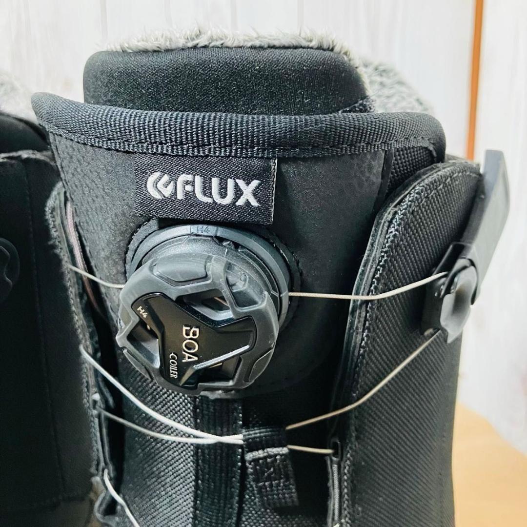 【美品】FLUX スノーボードブーツ FL-BOA 26.0cm ブラック
