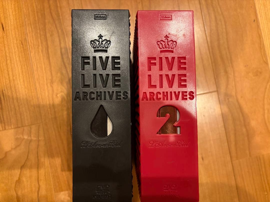 ラルクDVDセットFIVE LIVE ARCHIVES おまけ付き
