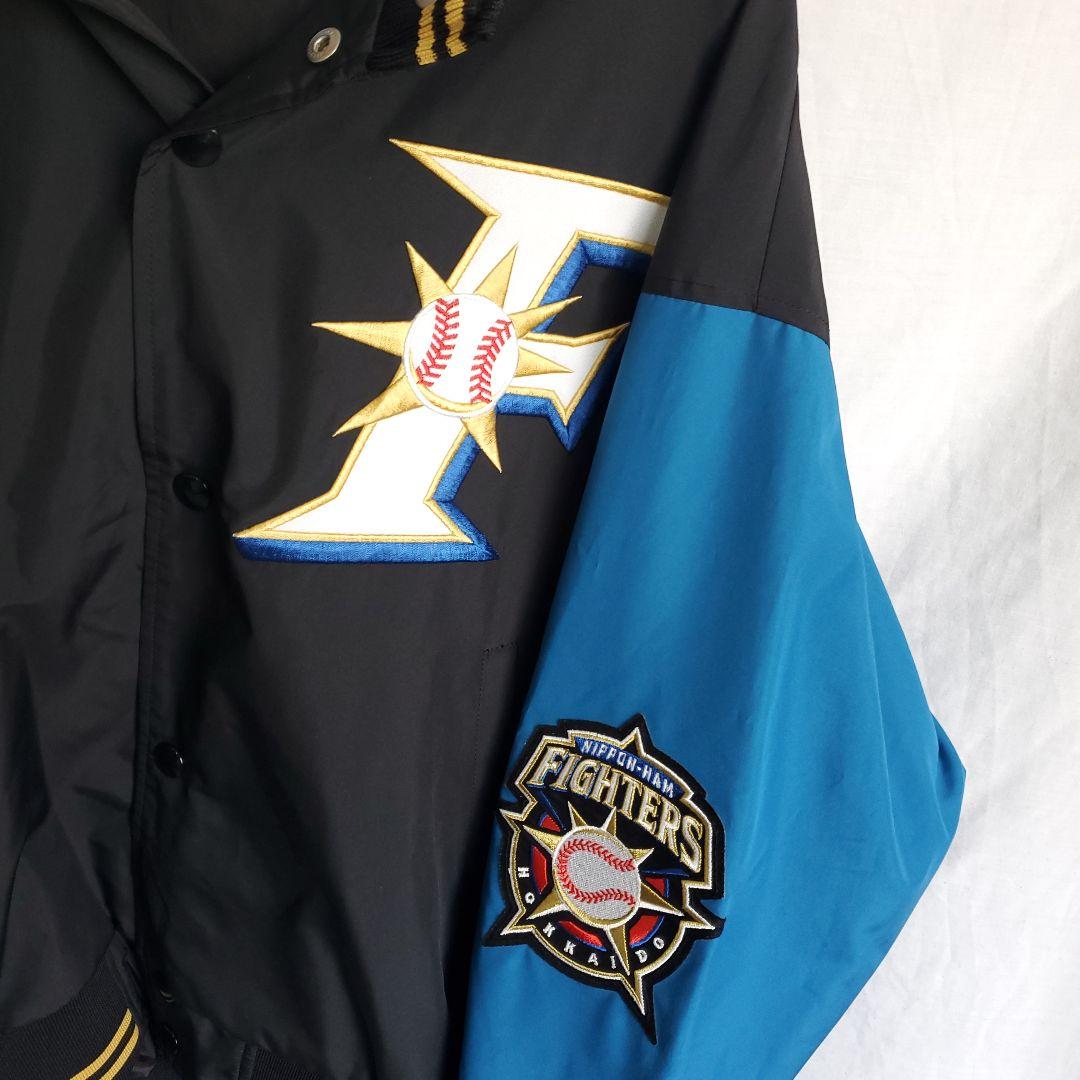 初期モデル 北海道日本ハムファイターズ　Jr. 野球　ジャパンー　スタジャン 黒