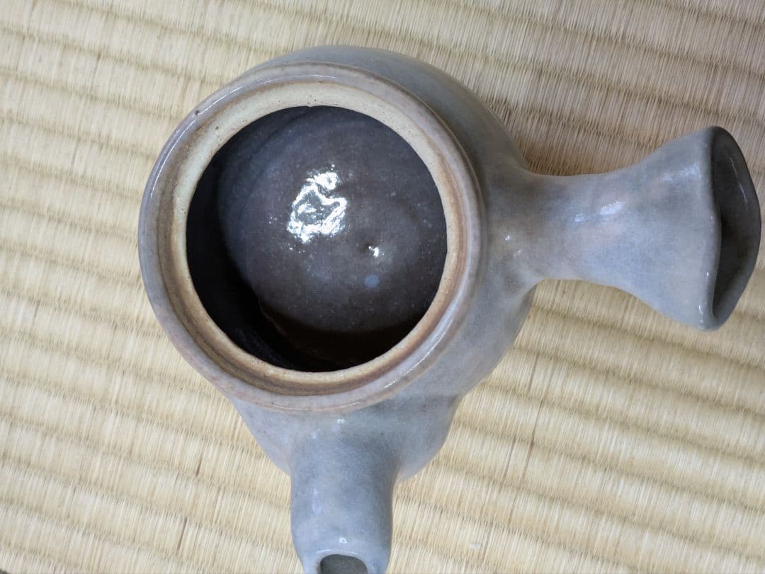 萩焼　陶器製急須と茶碗6個セット