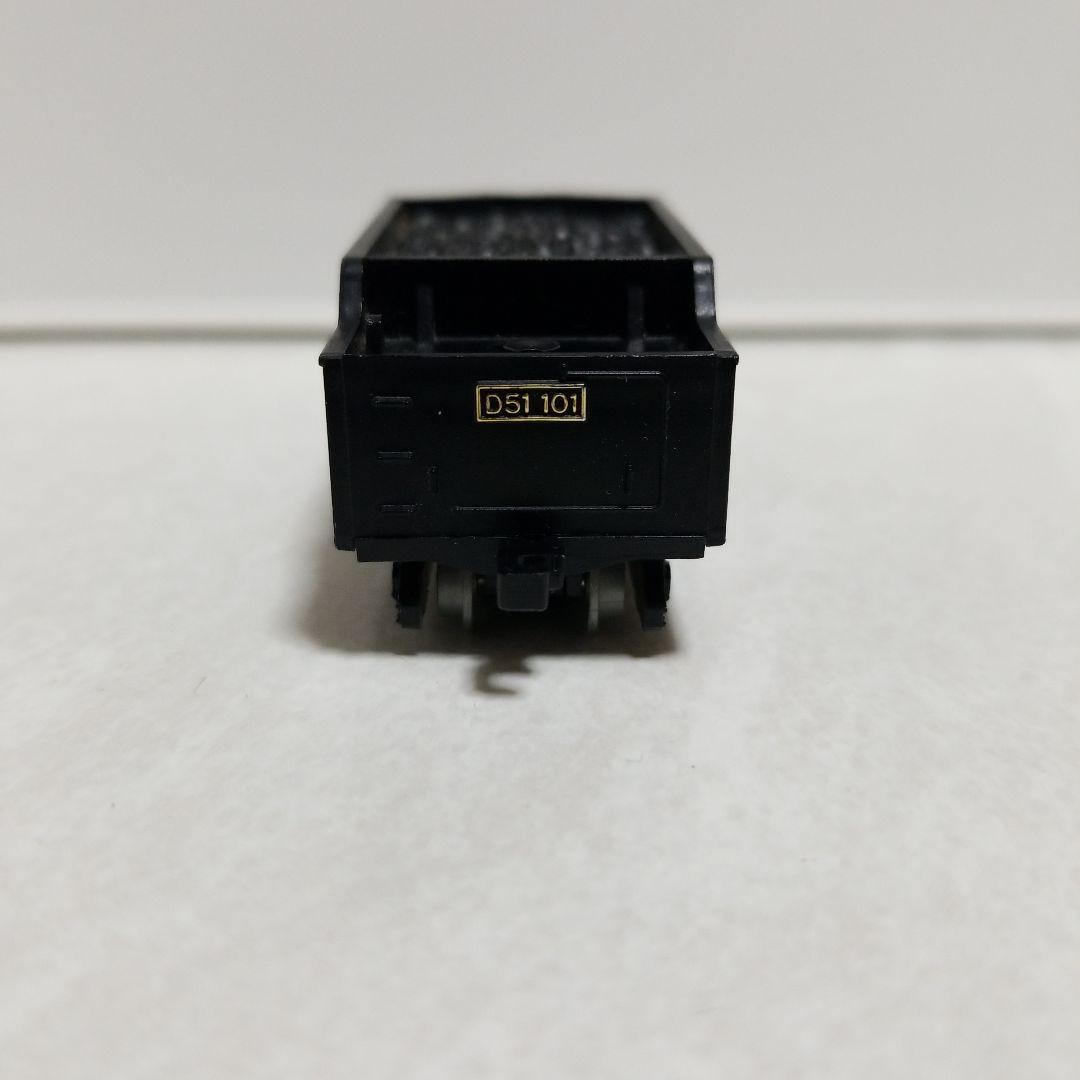 蒸気機関車模型　D51 101 機関車　鉄道模型　線路付き　レトロ