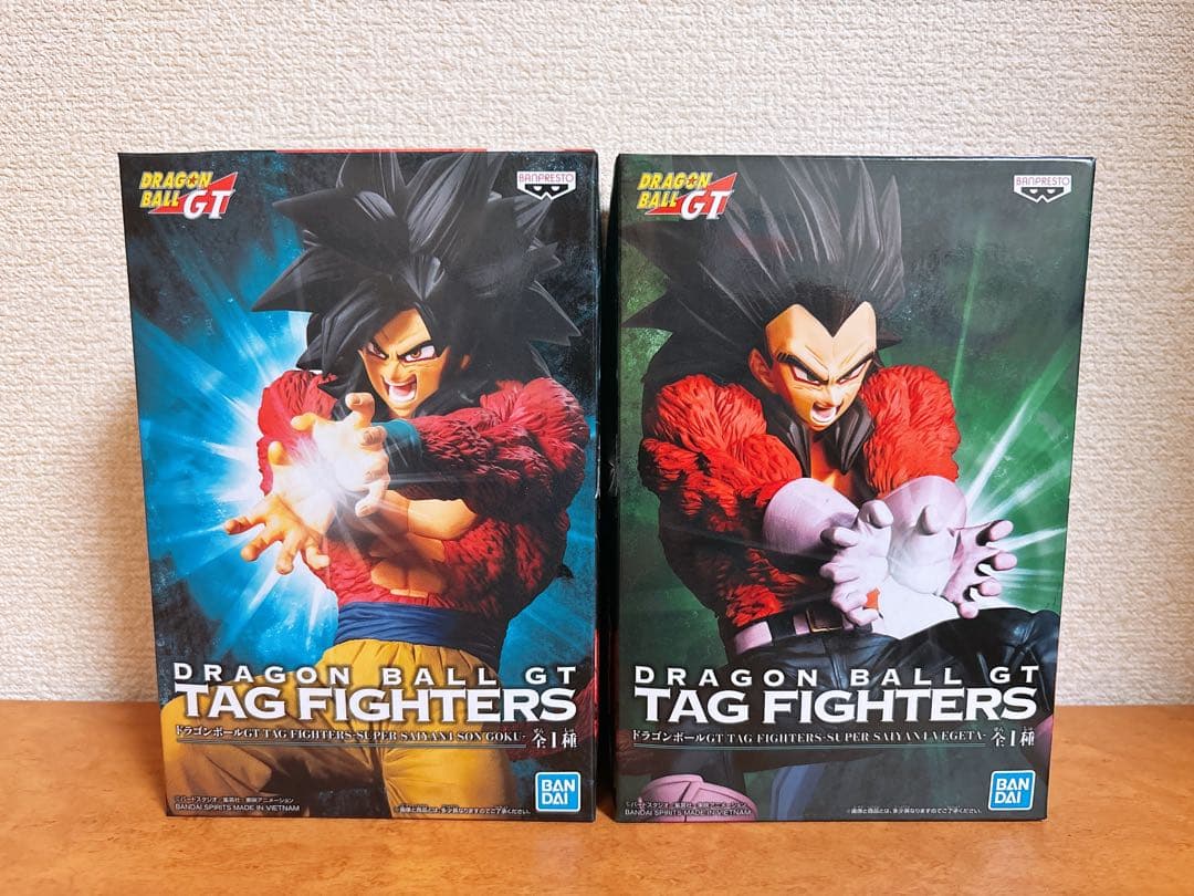 ドラゴンボール 一番くじ 超サイヤ人4ゴジータ 孫悟空 ベジータ フィギュア