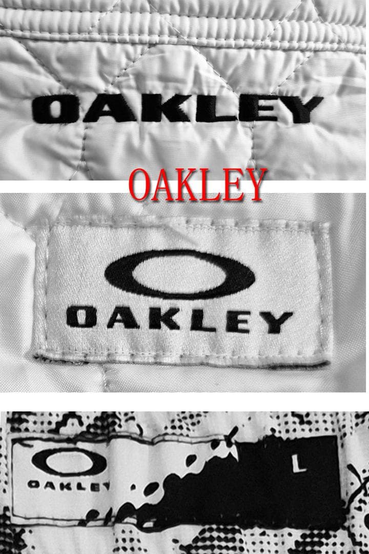OAKLEY キルティングパンツ L ホワイト