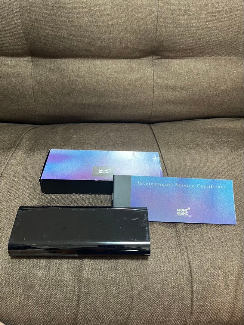 MONT BLANC 万年筆 黒 ゴールド装飾　K14