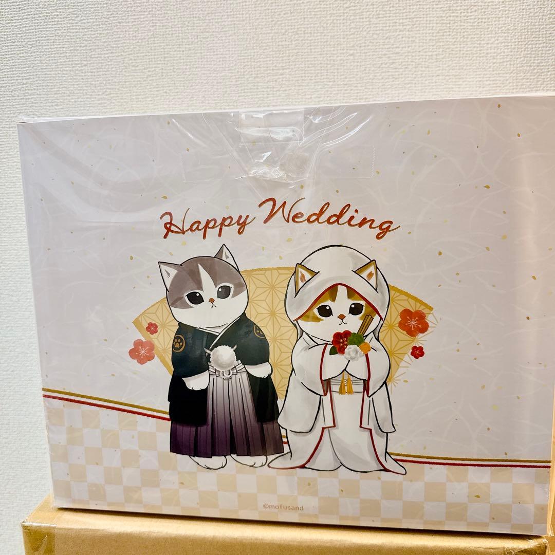 mofusand にゃんこの和装ウェディングペアぬいぐるみ花嫁にゃん花婿にゃん
