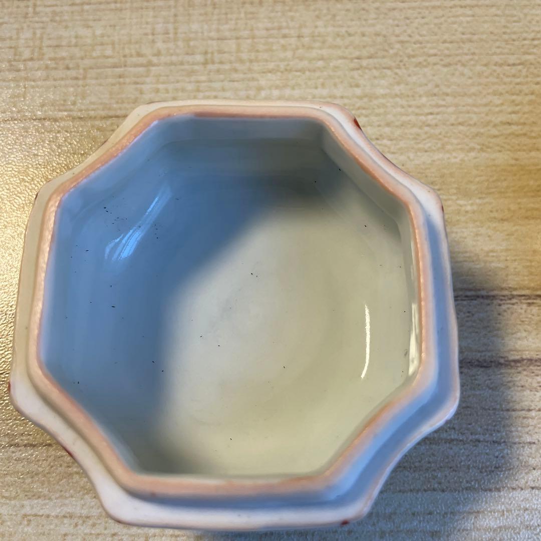 真葛香斎　赤絵香合　茶道具