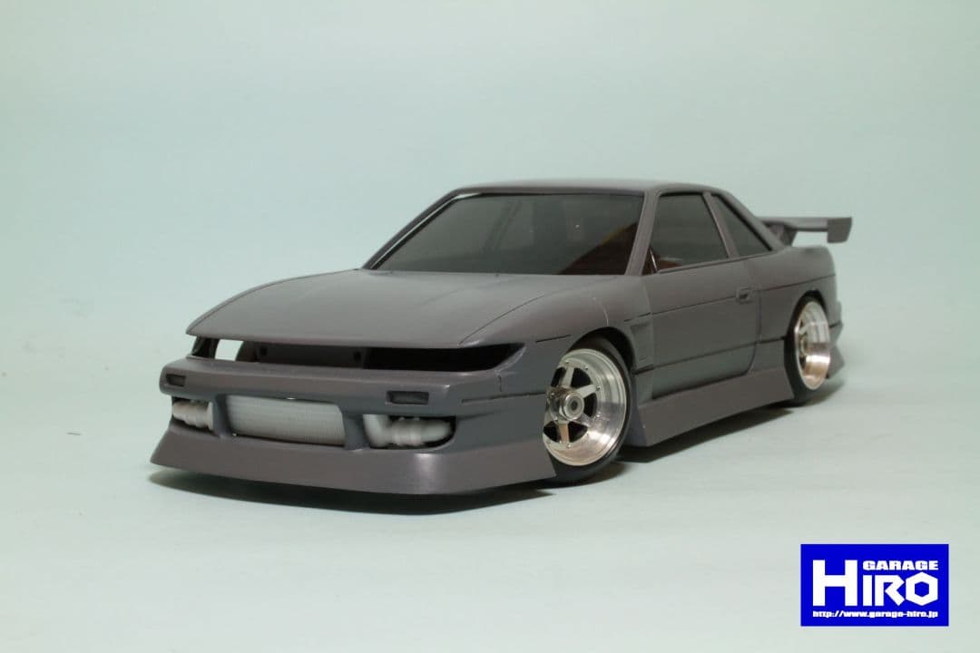 京商 ミニッツ S13 シルビア ボディ ガレージhiro エアロセット