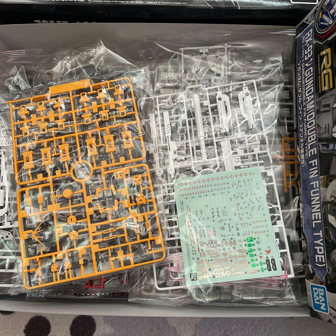 新品未組立　GB限定　1/144 RG ν GUNDAM ダブルフィンファンネル