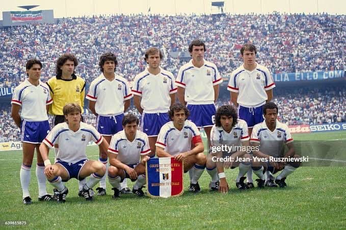 1986 フランス代表 ユニフォーム #10 PLATINI