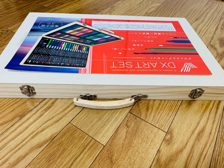 新品デラックスアートセット専用木箱入り