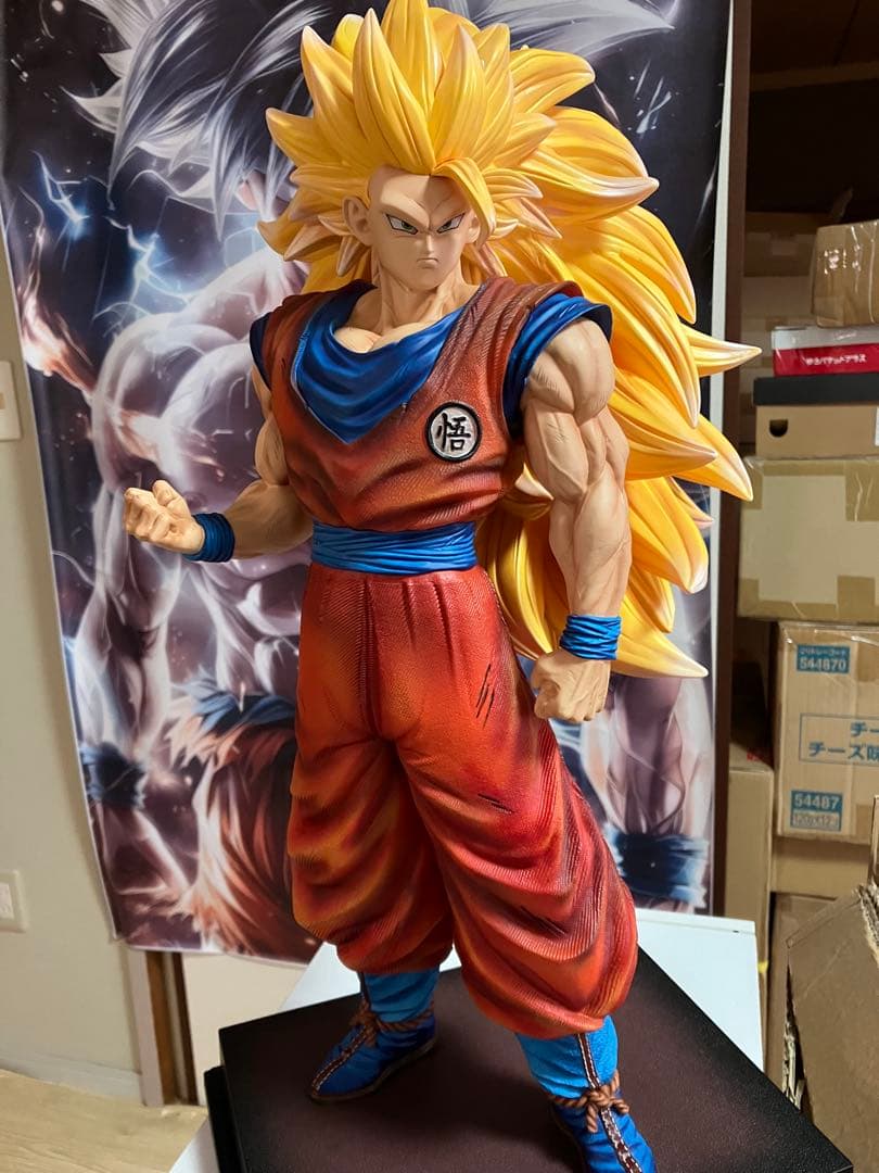 孫悟空 超サイヤ人3 フィギュア 大型 新品 54cm 海外品
