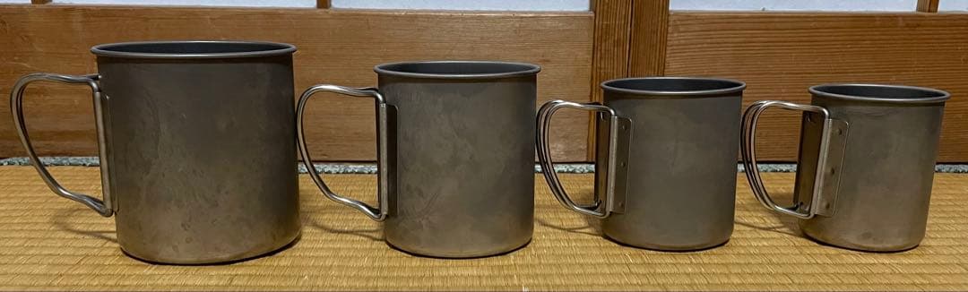 チタンシングルマグ 220,300,450,600