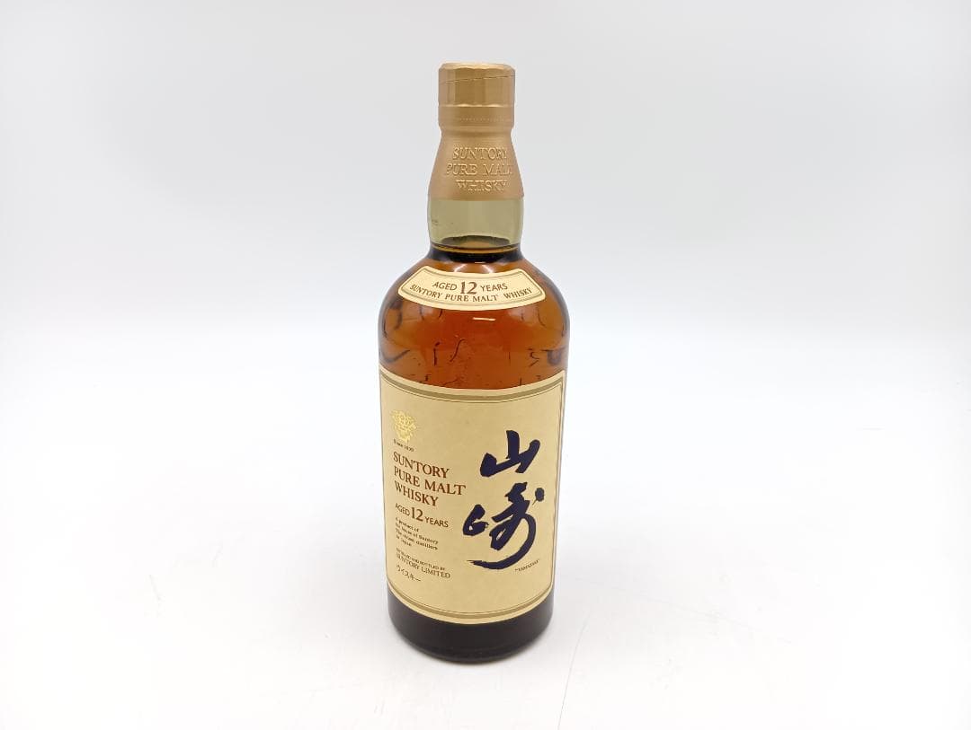 【未開栓】サントリーピュアモルトウイスキー 山崎 12年 古酒