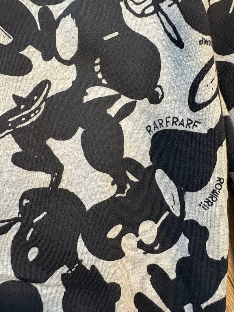 【美品】PEARLY GATES スヌーピー柄フーディ サイズ6