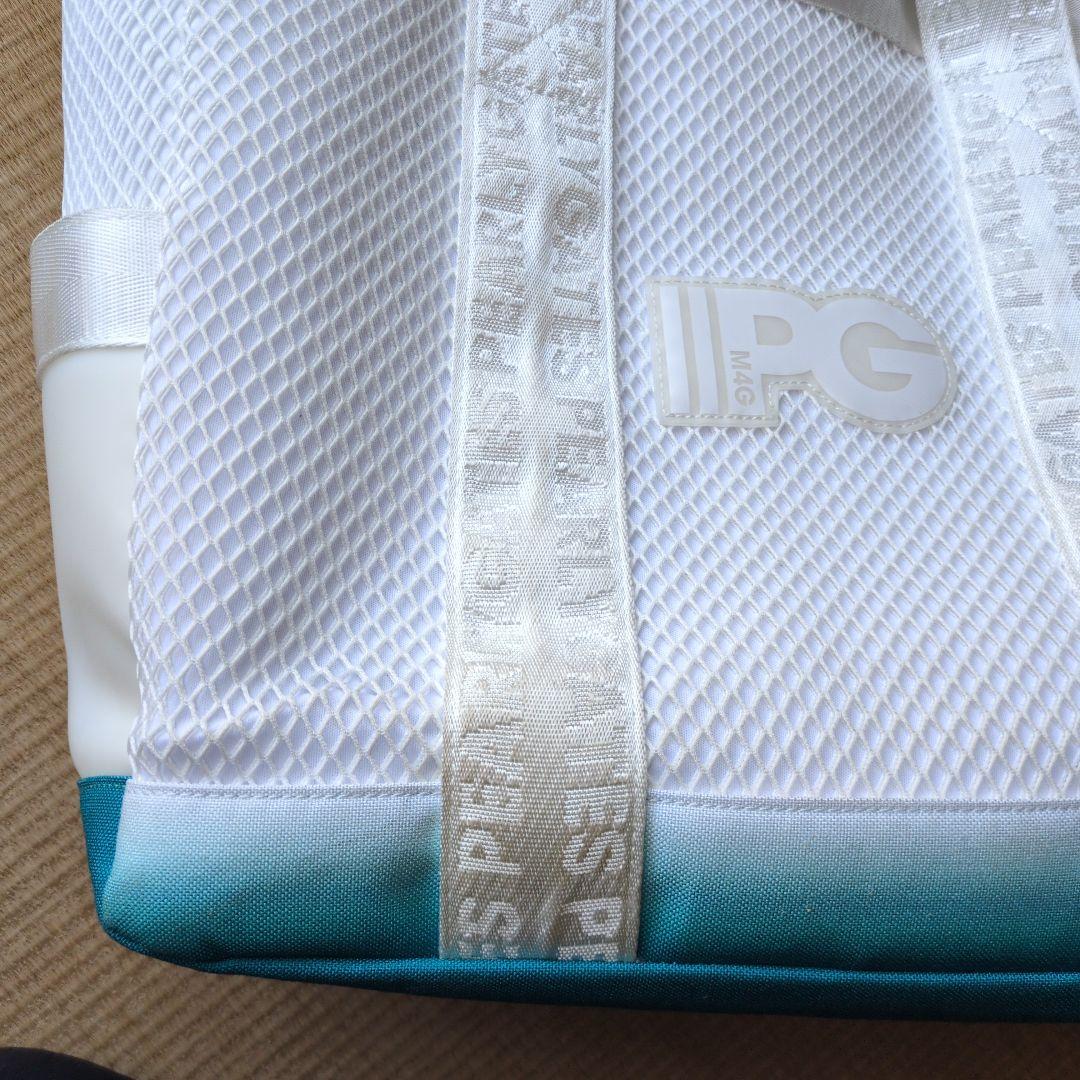 パーリーゲイツ　PEARLY GATES　ゴルフ　バッグ　白✕緑　PG