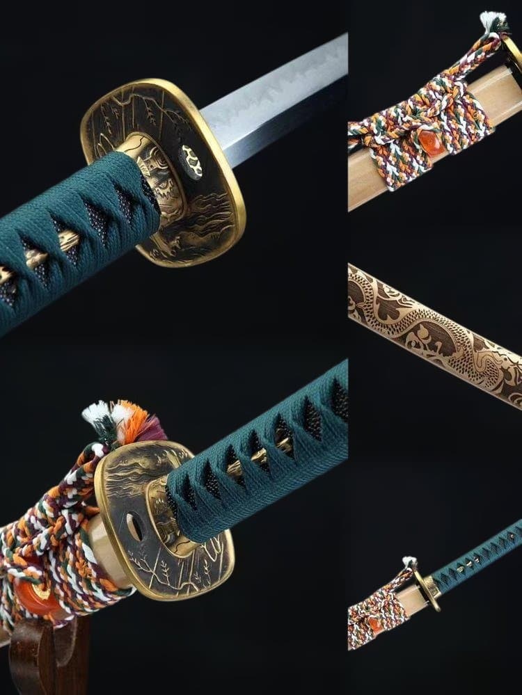 模造刀・模擬刀 武具 剣道 刀剣 本格居合刀 全長：103cm 辰龍打刀